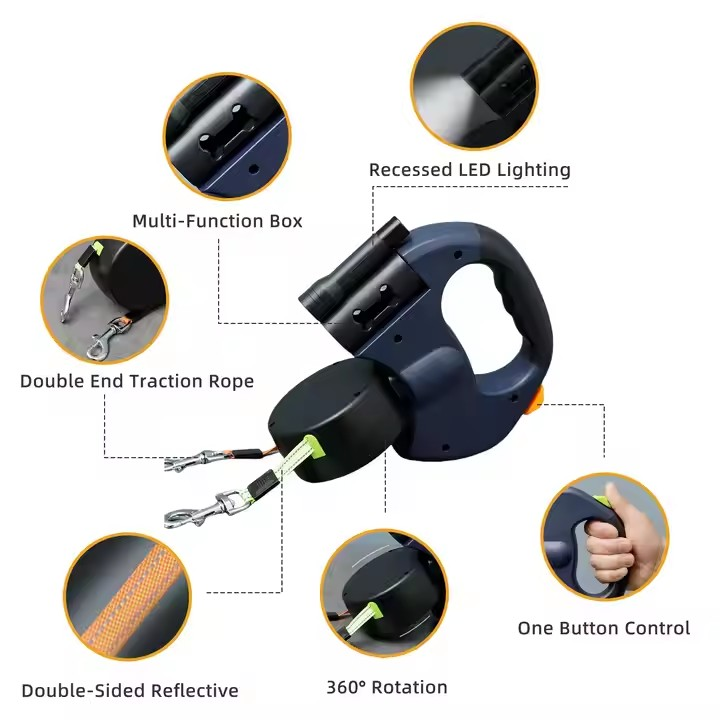 Tangle-Free Lyxig Hundkoppel™